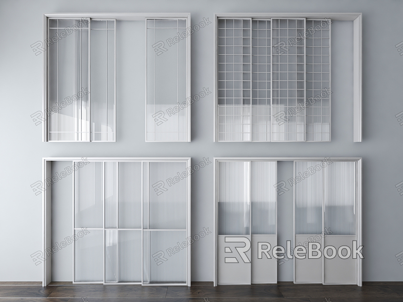 Modern sliding door Changhong glass sliding door model