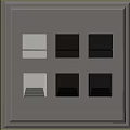 Outdoor Lights Featuring Square Design In White Beige And Black Colors For Exterior Decor