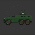 Modern Reconnaissance Vehicle Light Armored Reconnaissance Vehicle Armored Reconnaissance Vehicle 3d model