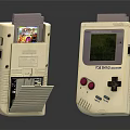 Modern game console Nintendo game console 3d model