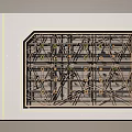 Ceiling Framework Structure With Metal Joists And Installation Connection Nodes 3d model