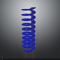 Blue Spiral Spring Hardware Tools With Industrial Grade Durable Steel Construction