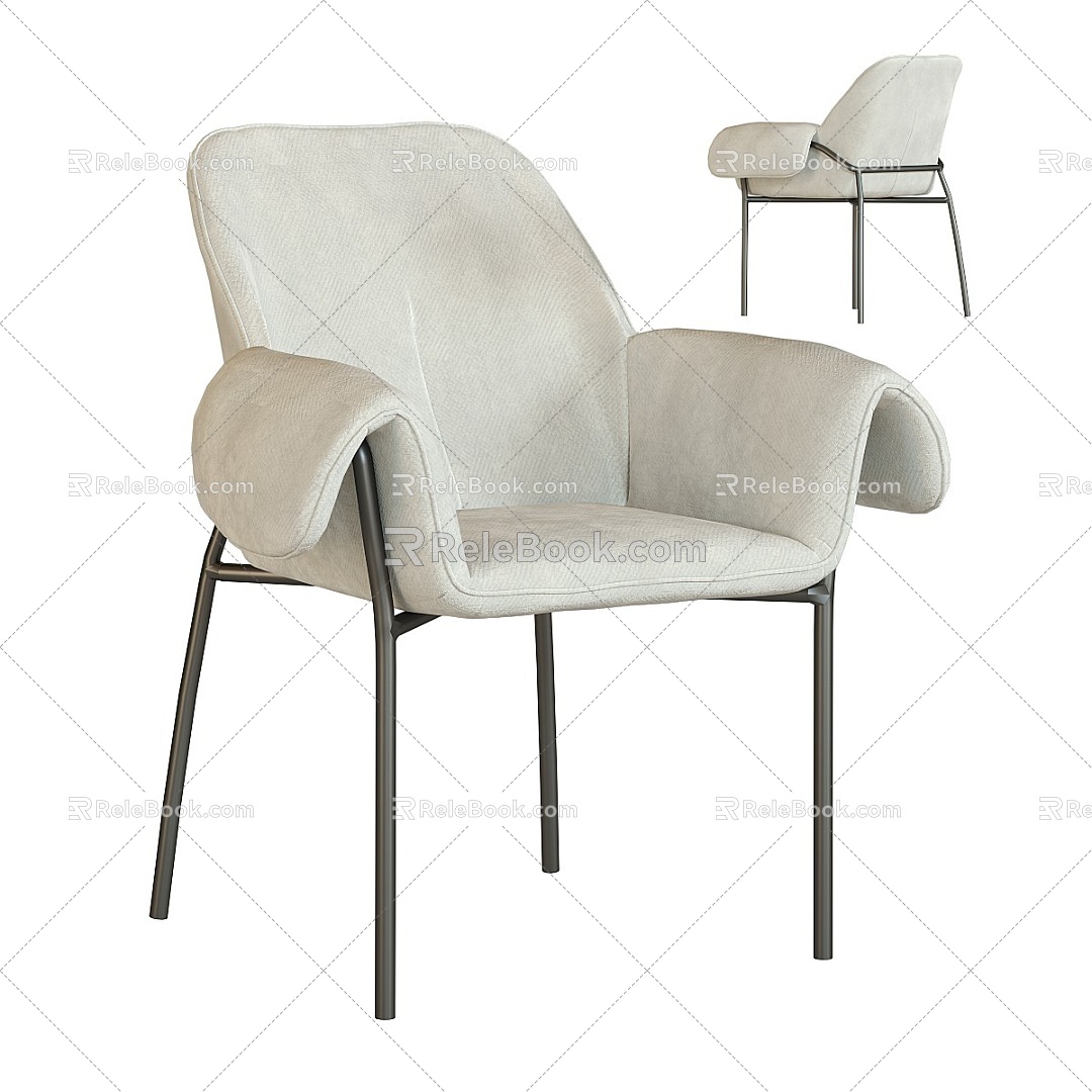 modern armchair 3d model