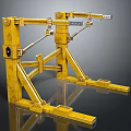 Heavy Duty Functional Vehicle With Industrial Yellow Mechanical Arm Lifting System