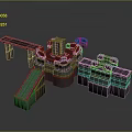 Cave Dungeon Underground Cave Game Environment Game Scene Fairy Tale Scene Fairy Tale 3d model