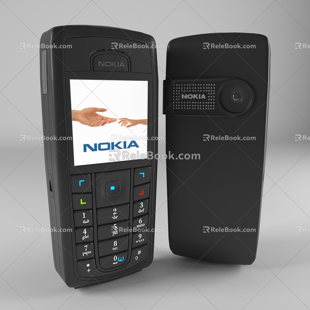 Nokia mobile phone communication equipment telephone elderly machine 3d model