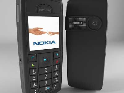 Nokia mobile phone communication equipment telephone elderly machine 3d model