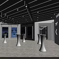 McLaren Showroom With Glass Doors Exterior And Interior Reception Desk Car