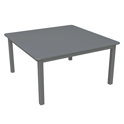 Fermob Nordic Minimalist Dining Table Square Table Workbench 3d model