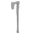 Heavy Duty Hardware Tool Axe With Metal Head And Wooden Handle For Chopping Tasks