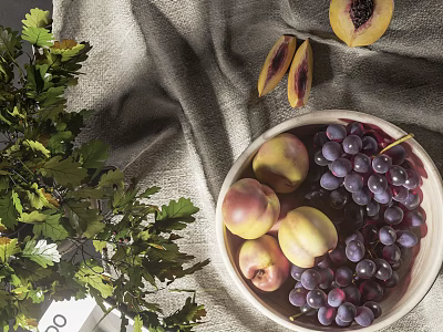 Modern Fruit Plate Fruit Plate 3d model