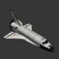 Space Shuttle Design Features White And Black Exterior With Wings And Nose Cone