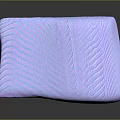 Premium Fresh Salmon Fillet with White Stripes and Orange Red Color on Black Background