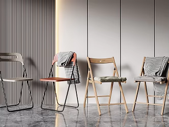 Modern leisure chair leisure chair single chair combination 3d model