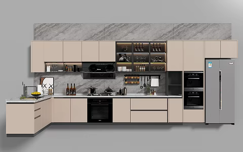 Modern Kitchenware Kitchen Supplies 3d model