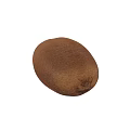 Fresh Ripe Kiwi Fruits With Brown Fuzzy Skin On White Background