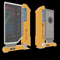 Modern All in One Machine With Large Display Control Panel And Yellow Black Design