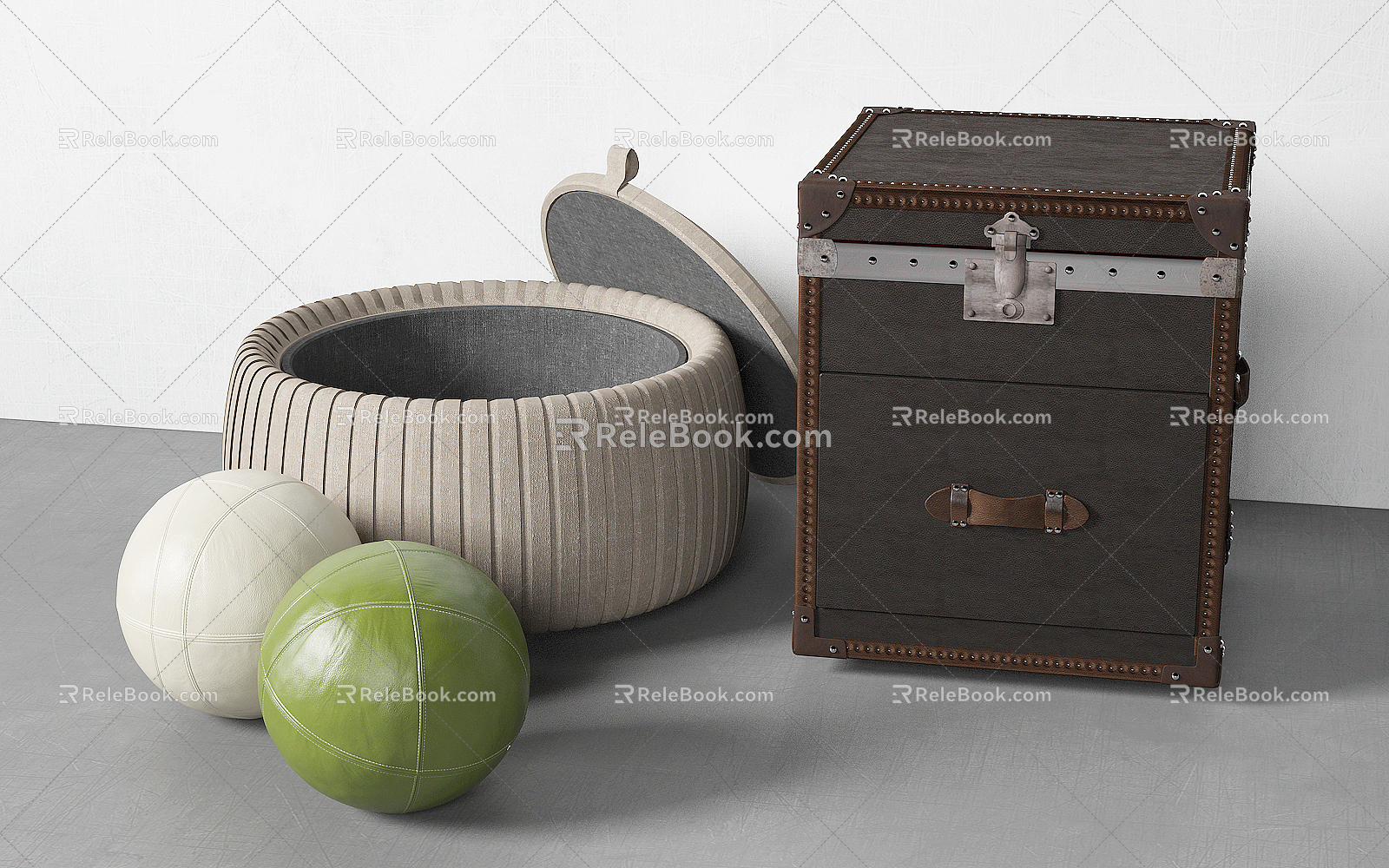 Industrial LOFT storage box 3d model