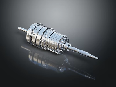 3D Rendered High Precision Automotive Gear Shaft Assembly With Metal Mechanical Structure 3d model