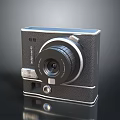 Vintage Rolleiflex Camera With Classic Design Leather Exterior Metal Lens