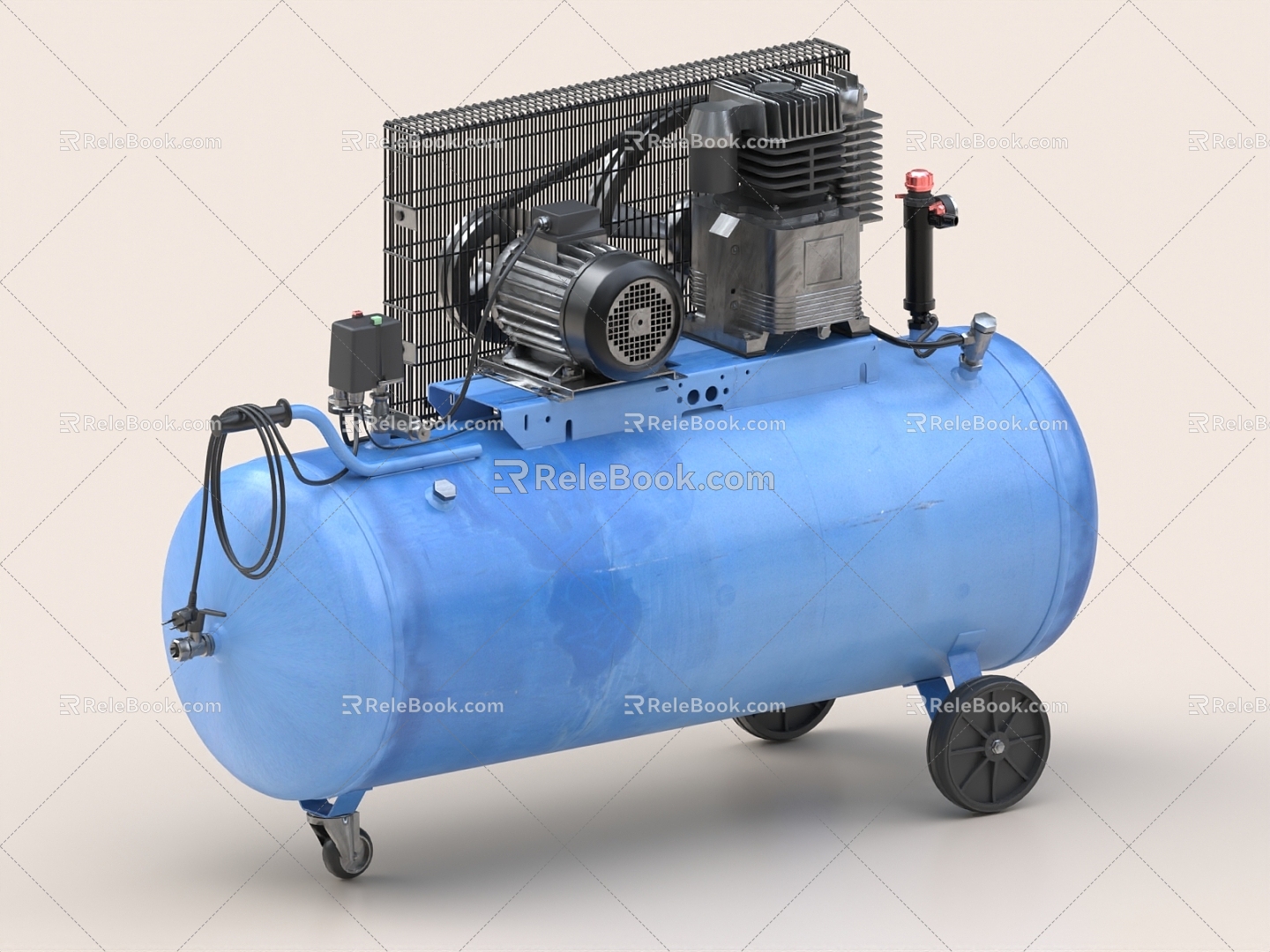 Air Compressor Compressor Vacuum Pump Industrial Equipment Auto Repair Equipment Air Pump Air Pump Air Pump 3d model