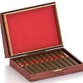 cigar cigar box cigarette 3d model