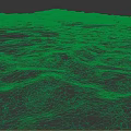 Aerial Planning of Mountainous Terrain With Rolling Hills Green Vegetation and Paths