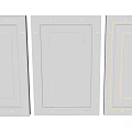 Modern Ceiling Design Featuring Recessed Lighting Decorative Molding And Sleek White Finish Details