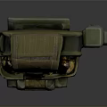 Olive Green Tactical Magazine Pouch With A115 Label And Ammunition Storage