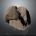 Rock Block Rock Block Rock Specimen Boulder Big Stone Block Rock Stratum Rock Stratum Rock Stratum Rock 3d model