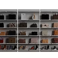 Stylish Handbags Collection Displayed On Shelves With Various Colors Styles And Designs
