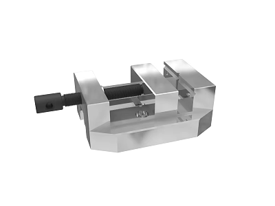 Heavy Duty Metal Bench Vise With Adjustable Clamping Mechanism And Solid Base 3d model