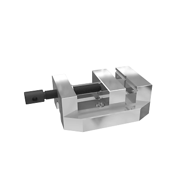 Heavy Duty Metal Bench Vise With Adjustable Clamping Mechanism And Solid Base 3d model