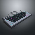 RGB Backlit Mechanical Keyboard With Mechanical Switches Ergonomic Keycaps And Braided Cable