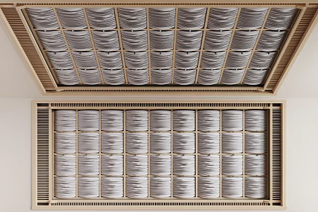 Curtain Ceiling Grille Ceiling Fabric Ceiling 3d model