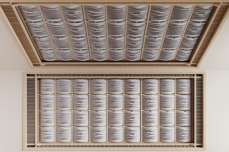 Curtain Ceiling Grille Ceiling Fabric Ceiling 3d model