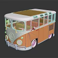 Airport Bus Modern Bus Metro Bus Mini Bus 3d model