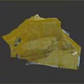 Blue Layered Rock Landscape With Natural Stone Formation And Reflective Surface