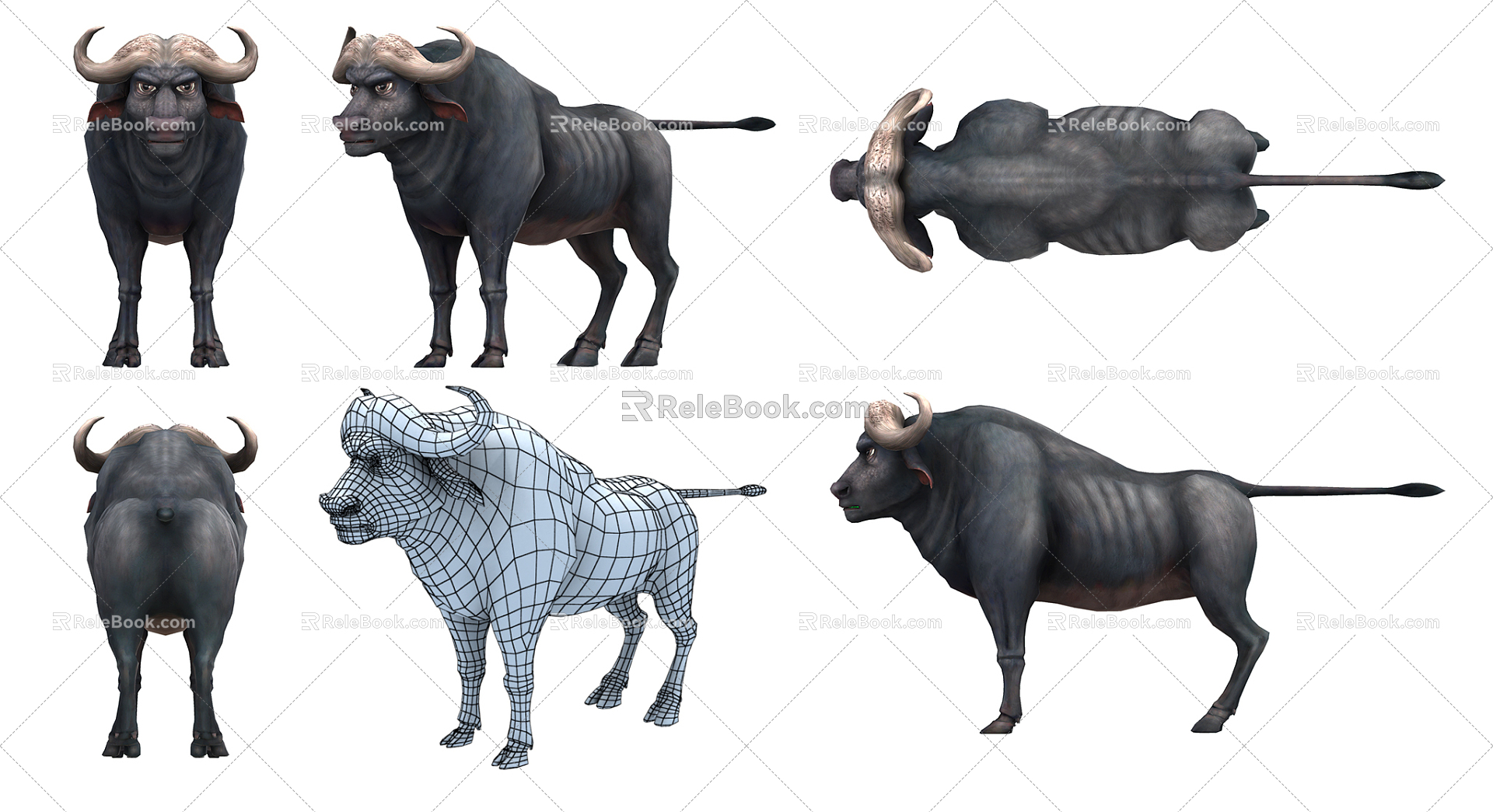 Modern Cow 3d model