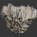 Detailed Natural Porous Structure With Intricate Holes And Brown Textured Surface