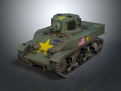 Modern Tank Light Tank Light Armor 3d model