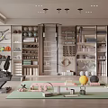 Home Gym Workout Space With Fitness Equipment Yoga Mat Exercise Balls Dumbbells And Storage Shelves