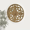 Wood carving partition Wood carving window grilles New Chinese style window grilles window grilles partition 3d model