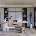 Modern study 3d model