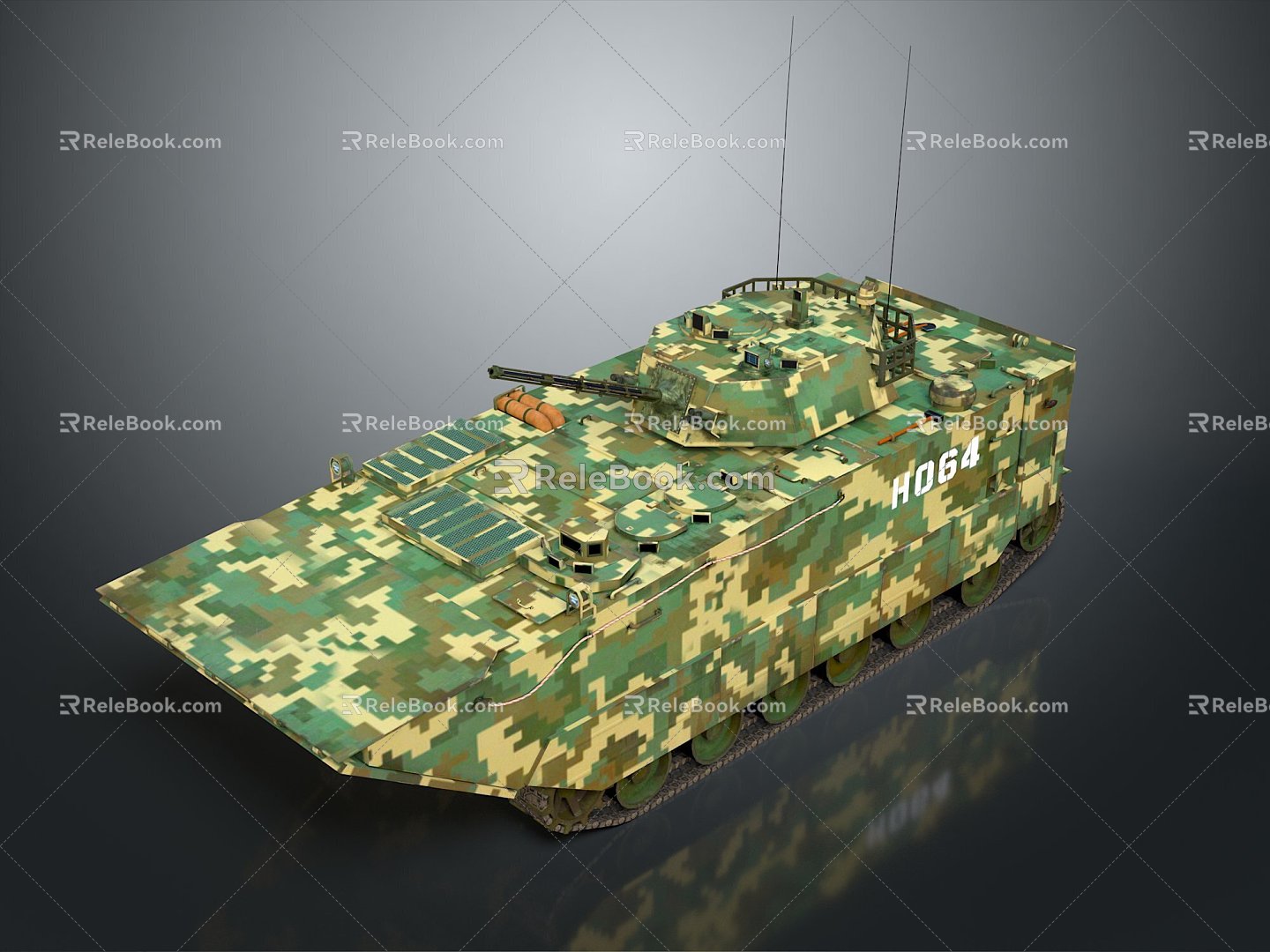 Light Tank Light Armored Tank Modern Tank World War II Tank World War I Tank Heavy Tank 3d model