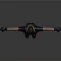 3D Character Model In Tactical Outfit With Vest Cargo Pants And Utility Pouch Arms Outstretched
