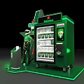 Heineken Beer Display Cabinet Beer Activity Display Cabinet Design Arch Design Prop Design Freezer Floor Stack Design 3d model