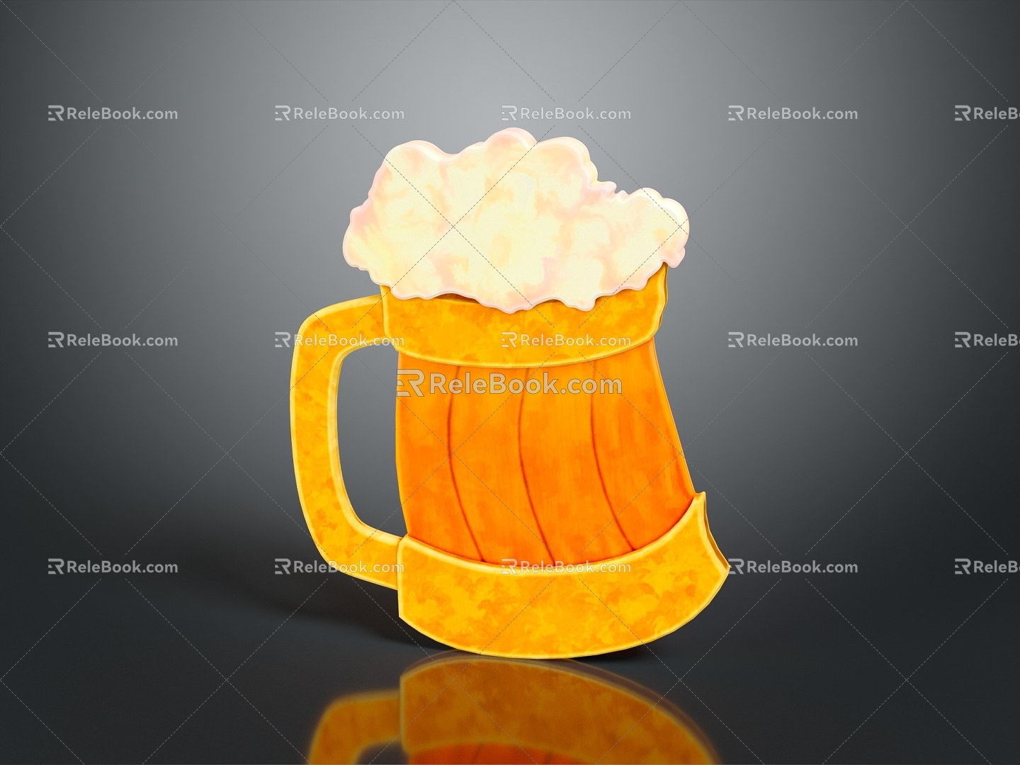 Beer Cup Cartoon Wine Cup Wooden Wine Cup Mug Cup Water Cup Container Realistic model