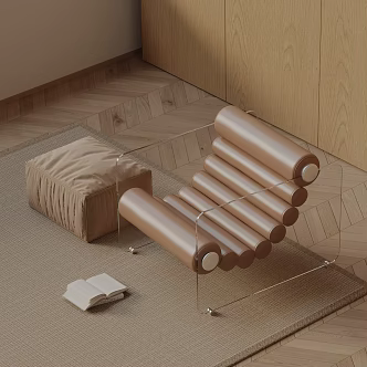modern leisure chair 3d model