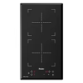 Different Types Of Black Electric Cooktops With Various Heating Zones And Control Panels
